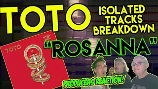 Toto - Rosanna [ISOLATED TRACKS - REACTION & ANALYSIS] musicians react S01E12