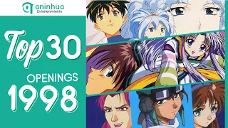 Top 30 Anime & Aenimeisyeon Openings 1998