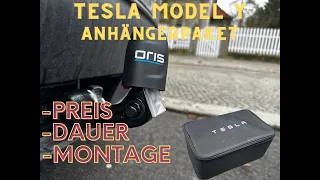Tesla Anhängerkupplung Unboxing/Montage "AHK" (Das 1500 Euro Anhängerpaket)#tesla #teslamodely