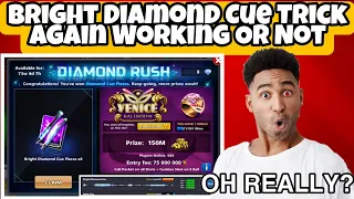Bright Diamond Cue Trick Again Working Or Not | Bright diamond cue max trick