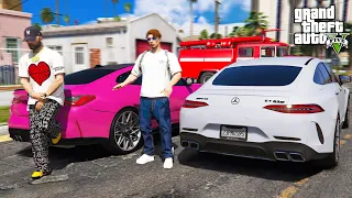 РЕАЛЬНАЯ ЖИЗНЬ В GTA 5 - ГОНКА МОЕГО MERCEDES GT63S ПРОТИВ M4 ВОТЕРА! ПОПАЛИ В АВАРИЮ! ДЖЕРЕМИ 🔥