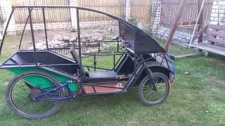 Четырехколесный веломобиль ч. 28 Four-wheeled velomobile h. 28