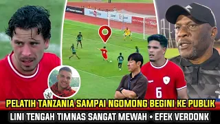 "THOM HAYE PEMAIN KELAS" Reaksi Tak Biasa Pelatih Tanzania Lihat Permainan Kelas Timnas Indonesia