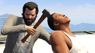 GTA V PC Michael Kills Franklin (Editor Rockstar Movie Cinematic Short Film)
