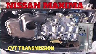 Nissan Maxima CVT Transmission Fluid and  filters change 2013-2019