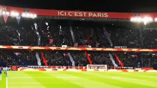 PSG - OL (09/02/2020) Ambiance entrée des joueurs "Craquage Collectif Ultras Paris Virage Auteuil" !