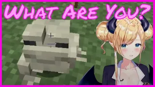 Choco sensei sees a Minecraft Frog for the first time [Hololive]