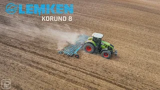 🌻 [ PREPARATION SEMIS TOURNESOL ] 🤩 CLAAS AXION 930 & LEMKEN KORUND 8