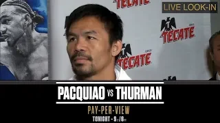 ALL-ACCESS with Manny Pacquiao and Keith Thurman | PBC ON FOX