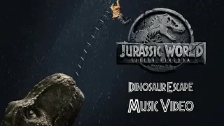 Dinosaur Escape! | Jurassic World Fallen Kingdom Music Video (Song By Mattel Action)