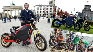 This pedal powered electric motorcycle is a great innovation!