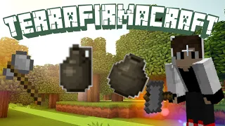 Minecraft Idade da Pedra -Ferramentas inicias. Terrafirmacraft #1