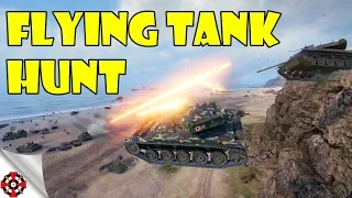 FLYING TANK HUNT! World of Tanks DERP Training (WoT, June 2018)