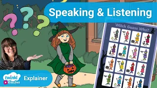 Spooky Speaking & Listening Game for Halloween