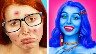 Aluna Popular vs Aluna Nerd | Transformações Incríveis Com Invenções do TikTok por RATATA POWER