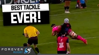Best try-saving tackle ever? | Edwill van der Merwe epic tackle