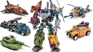 Transformers Bruticus Jinbao KO OverSized Warbotron Combiner Robot Car Toys