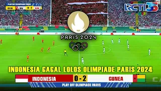 🔴 LIVE RCTI • INDONESIA VS GUINEA | BABAK PLAY OFF ROAD TO OLIMPIADE PARIS 2024