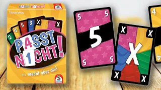 PASST NICHT - Spielregeln TV (Spielanleitung Deutsch) - SCHMIDT SPIELE Passt n1cht!