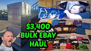 $3400, 1200 Piece Ebay Haul.  Bulk Wholesale Inventory