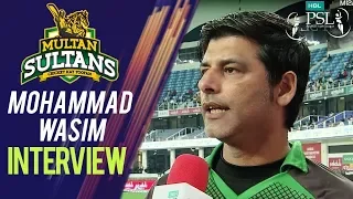 Mohammad Wasim Interview | Peshawar Zalmi Vs MUL Sultans | Match 16 | 6th March | HBL PSL 2018|M1F1