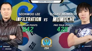 USFIV: Infiltration vs EG Momochi  - Capcom Cup 2014 - Losers Semis