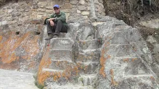 Ancient Megalithic Sites At Cajamarca In Peru