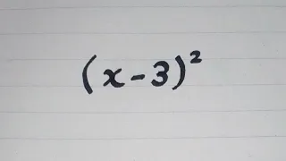 Expansion of (x-3)² || a minus b whole square || (a-b)²=a²-2ab+b² ||Algebraic Identity