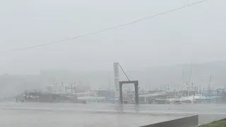 Live Inside Typhoon Haikui In Taiwan