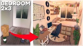 Small Dream TikTok Bedroom Makeover | Roblox Bloxburg Speed Build | Room Ideas