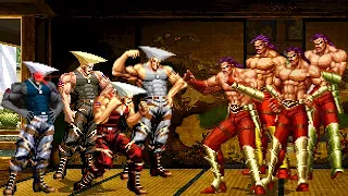 [KOF Mugen] Memorial | Guile vs Krauser [ 4vs4 ]