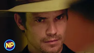 Raylan Brings a Gun to a Knife Fight | Justified Season 3 Episode 1 | Now Playing