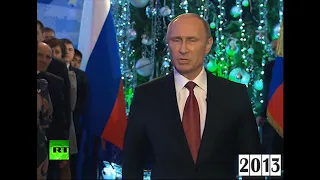 ВСЕ НОВОГОДНИЕ ПОЗДРАВЛЕНИЯ ПУТИНА 1999-2018