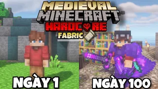 Tóm Tắt 100 Ngày Minecraft Thời Trung Cổ Sinh Tồn Siêu Khó !!