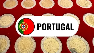 All commemorative euro coins from Portugal