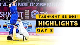 Top 15 ippons in Day 3 of Judo Grand Slam Tashkent 2021  (柔道2021) (柔道2021)