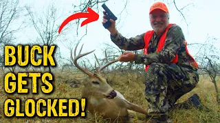 Using a GLOCK on a deer hunt! | Back-to-Back BUCKS!
