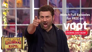 Comedy Nights With Kapil | Who Can Do The 'Kaatiya' Dialogue Better Than Sunny Deol!!