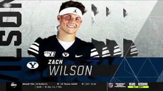 Zach Wilson (BYU QB) vs Washington 2019