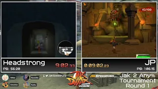 Jak 2 Any% Tournament | Round One | Headstrong1290 vs. JPtje