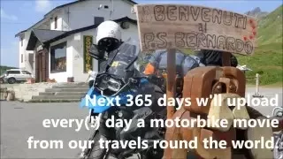 Facebook Movie Marathon: 365 days EVERY day a motorbike travel movie round the world.