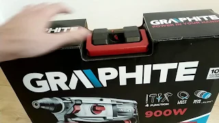 Młotowiertarka Graphite 58G528 - unboxing (rozpakowanie)