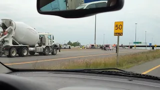 Serious accident highway 401 EB  at whites road. 06/ 25/2021