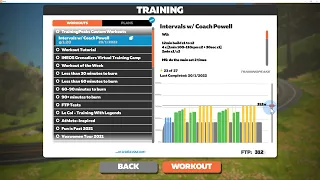 Adjusting FTP Setting in Zwift