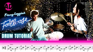 Footloose - Kenny Loggins - Drum Cover (Drum Score)