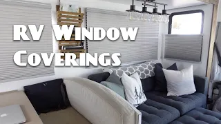 New RV Window Coverings | RV Renovation