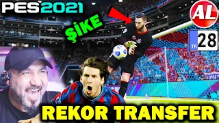 FUTBOL TARİHİNİN TRANSFER REKORU! ŞİKE! EFSANE GOLLER! | PES 2021 ANALİG #28