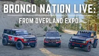 🔴Bronco Nation LIVE from Overland Expo East!