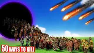 50 Ways To Kill Realistic Zombie Apocalypse | Teardown