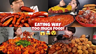 HUNGRY MUKBANGERS EATING TOO MUCH FOOD!😱🤯😱